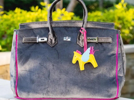 "The London" Samt - Tragetasche von Malibu Sugar - ModeEcho