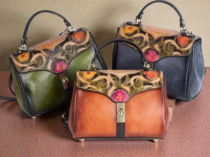 Rossie Viren Mini Leather Handtasche - ModeEcho