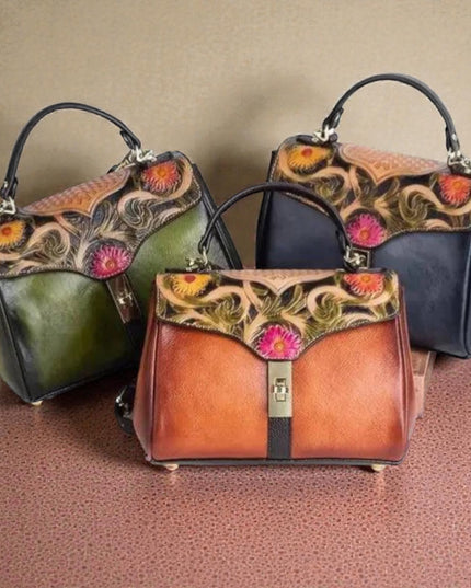 Rossie Viren Mini Leather Handtasche - ModeEcho
