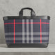 BURBERRY ORMOND TOTE BAG NAVY - ModeEcho