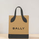 BALLY Mini Tote Bag Bar Keep On beige