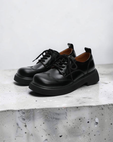 Leather Derby Lace Ups