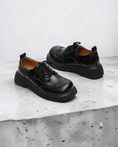 Leather Derby Lace Ups