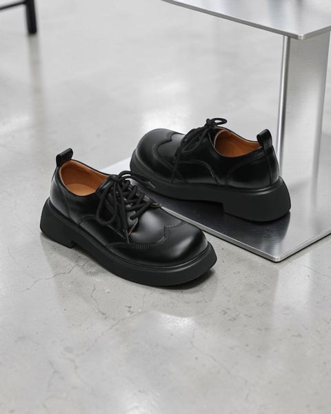 Leather Derby Lace Ups