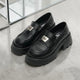 Chunky Heel Platform Loafers