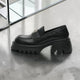 Chunky Heel Platform Loafers