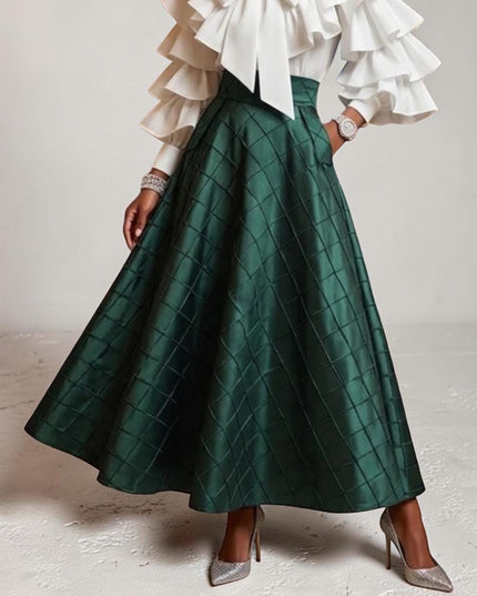 Grüner Satin-Rock QUARTIER LATIN – Neue Kollektion PARIS LE MARAIS BYMANYC ® New York