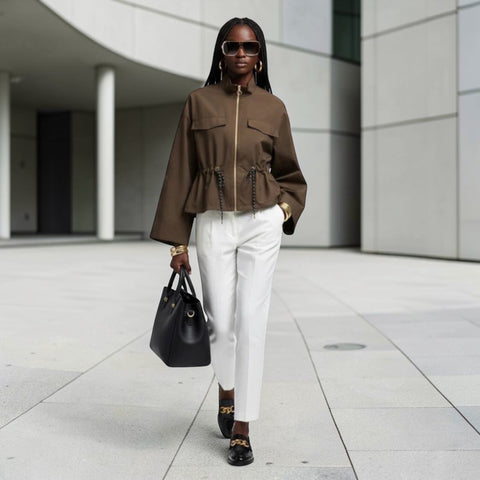 Women's Eco Jacket JACKSON HEIGHTS NY CITY Collection BYMANYC ® New York - ModeEcho