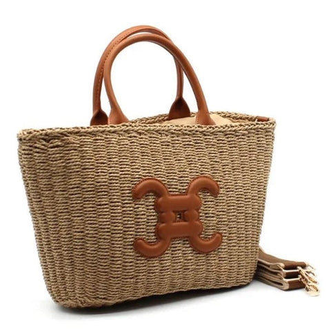 CC - Logo - Baumwolltasche mit Kettenschulterriemen - ModeEcho