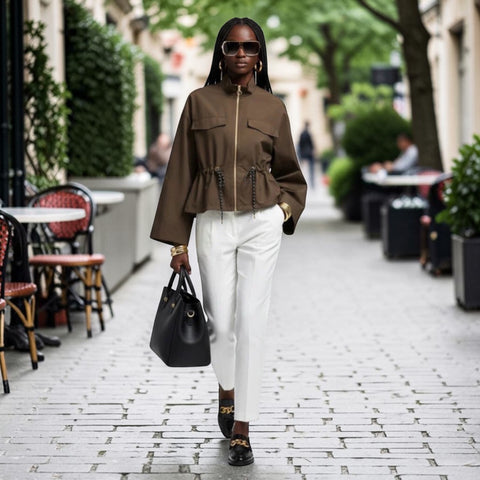 Women's Eco Jacket JACKSON HEIGHTS NY CITY Collection BYMANYC ® New York - ModeEcho