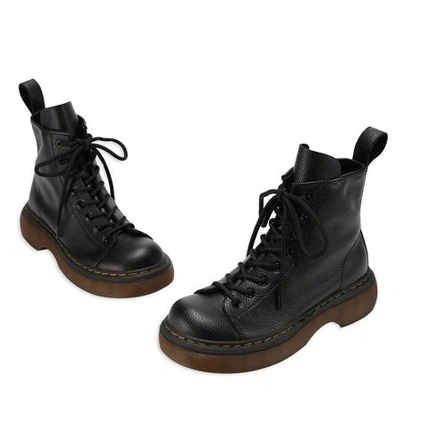 Versatile Platform Martin Boots - ModeEcho