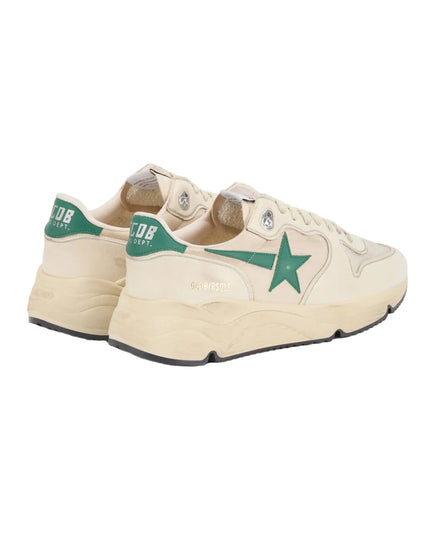 Golden Goose | Running Sole Sneakers | Cream/Green | Herren