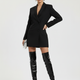 Black And White Women's Suit Jacket, Wall Street, BYMANYC New York.-1