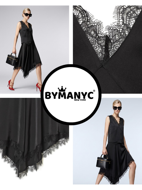 Black TRIBECA Lingerie Set Prêt-à-Porter BYMANYC ® New York-2