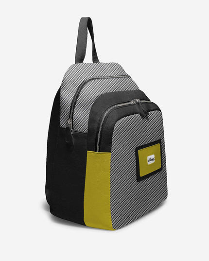 BYMANYC ® New York | Black & Yellow Vegan Backpack | Unisex