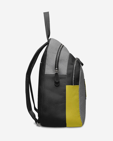 BYMANYC ® New York | Black & Yellow Vegan Backpack | Unisex