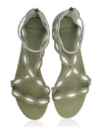 Olive and White