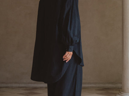 Calin Wide Leg Linen Pants (Sale)-3