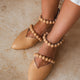 Carmella Ankle Strap Leather Ballet Flats-1