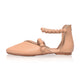 Carmella Ankle Strap Leather Ballet Flats-2