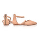 Carmella Ankle Strap Leather Ballet Flats-4