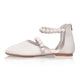 Carmella Ankle Strap Leather Ballet Flats-7