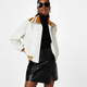 Color-block PU Leather Jacket, Soho | Women - BYMANYC ® New York-0