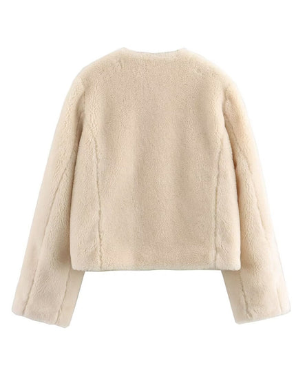 Jacke Cremeweiß — HAMPTONS TOGGLE SHORT COAT