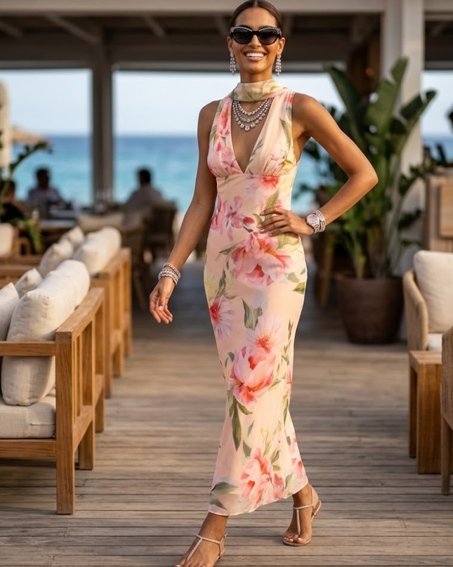 Damenkleid Aix-en-Provence | New Collection France | Printed Pattern