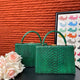 Genuine Python Leather Top Handle Bag-1