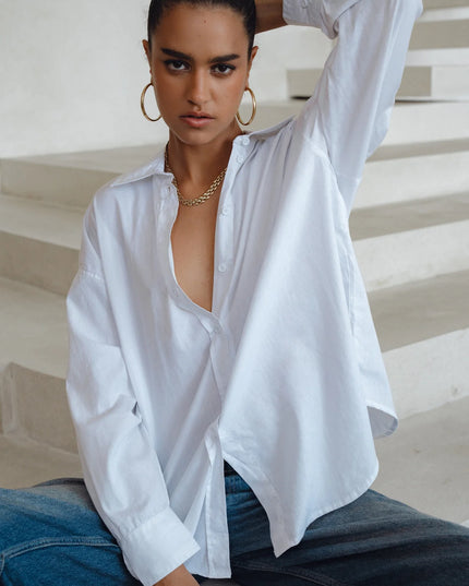 Chemise à manches longues essentielle