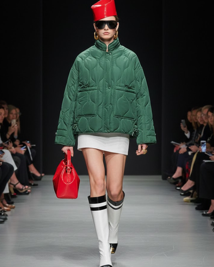 BYMANYC | SOHO Emerald Quilted Jacket | Green