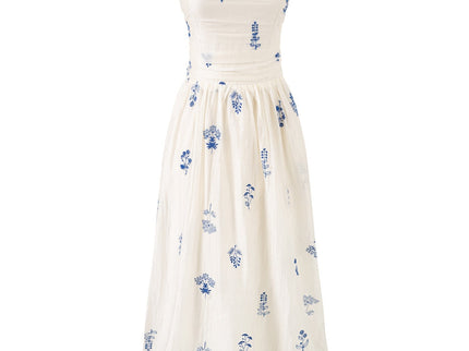 Damen Sommerkleid FORMENTERA SUNSET White Base Print – New Collection IBIZA