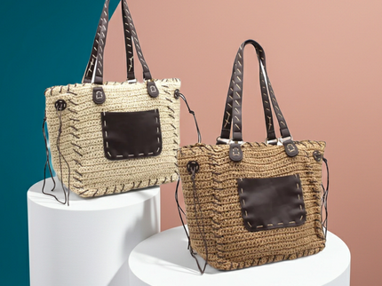 CC logo fur shopper 