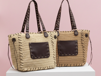CC logo fur shopper 