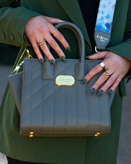 Mini Demi Tote Bag in Green