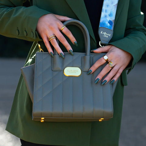 Mini Demi Tote Bag in Green