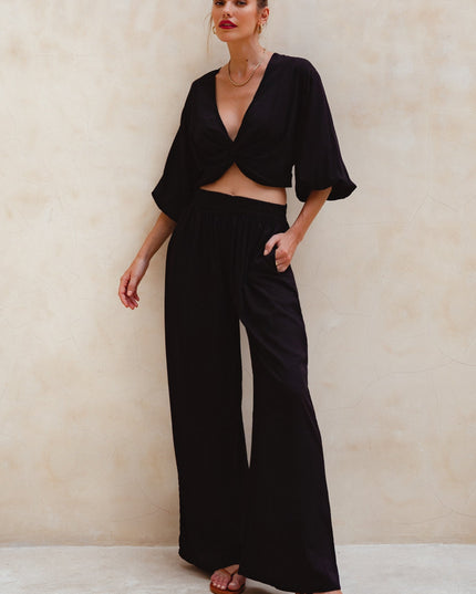 Fatima Wide Leg Pants (Sale)-2