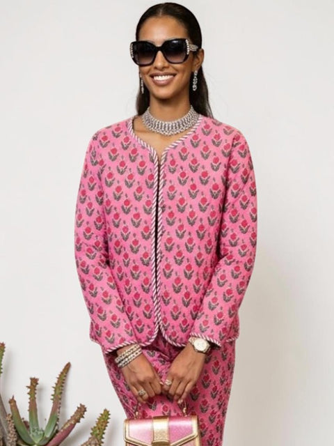 Damen Blumendruck Steppjacke Hudson – Neue Kollektion