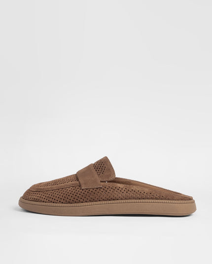 Damen Leder Clogs L'Arte Milano – Braun
