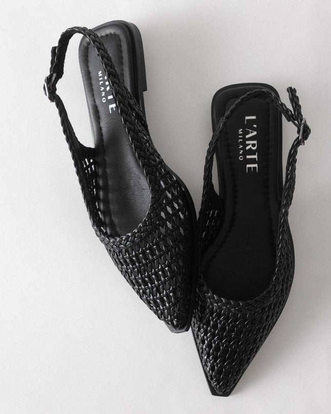 👡 L'ARTE MILANO – Damen Sandalen | Black