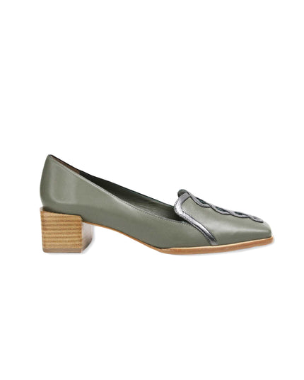 Mangará Cordía Loafers – Grünes Leder
