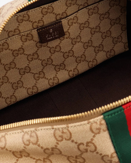 Gucci Melrose Schultertasche GG Fabric – Beige