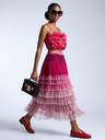 GRAMERCY Damen Skirt & Top Set | Rose Red | Prêt-à-Porter