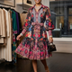 Gemini ha dicho Floral Paisley Print Shirt Dress NOLITA New Collection FASHION BYMANYC ® New York-0