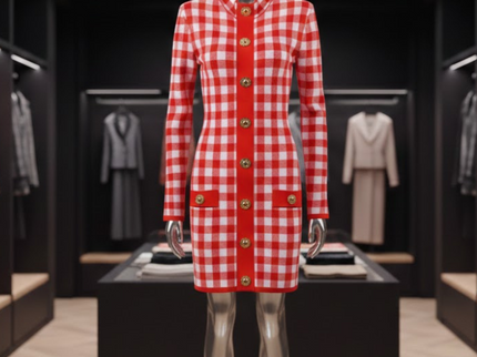 Gingham Chic Knit • UPPER EAST Neue Kollektion BYMANYC ® New York