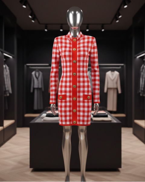 Gingham Chic Knit • UPPER EAST Neue Kollektion BYMANYC ® New York