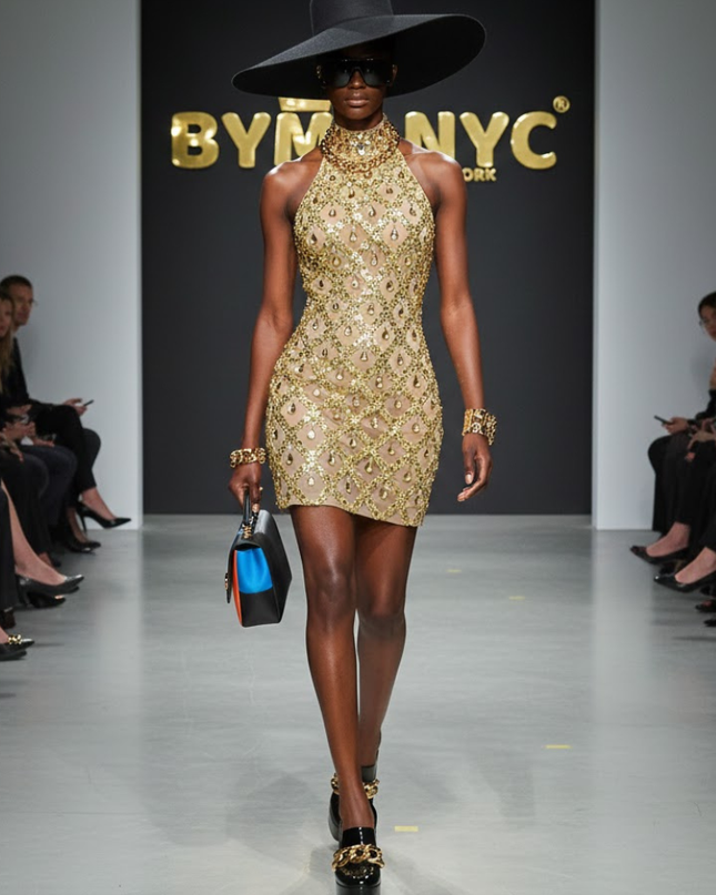 Golden Diamond Mesh • UPPER EAST New Collection BYMANYC ® New York-0