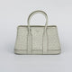 Genuine Ostrich Skin Leather Small Tote Bag-3
