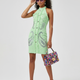 Halter Neck Party Mini Dress, 'Heavy Industry' Style, Meatpacking District, BYMANYC New York.-1